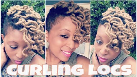 curly loc hairstyles|how to curl locs quickly.